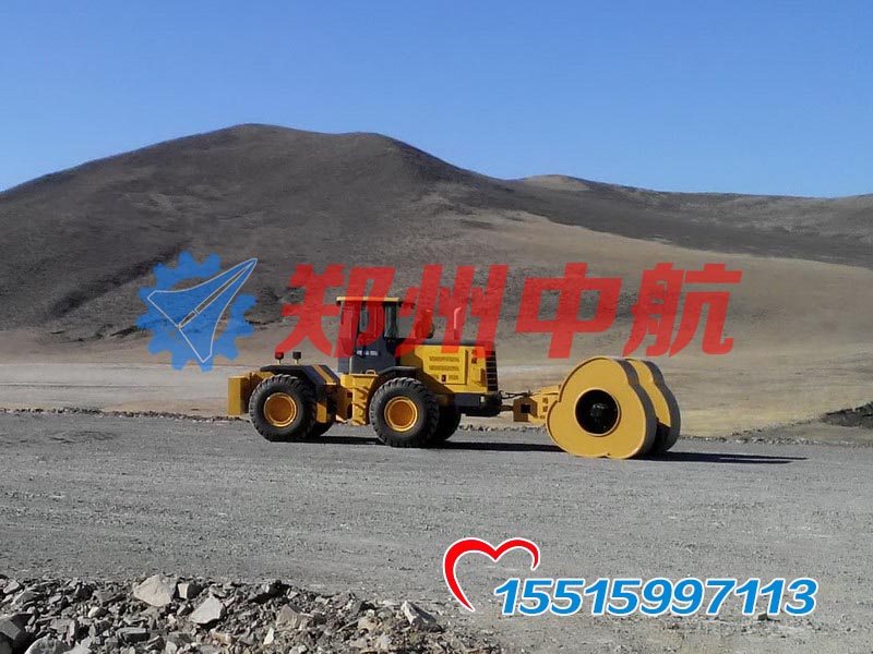 建筑垃圾填鋪后的壓實